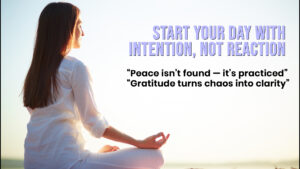 regarding to peace and positivity